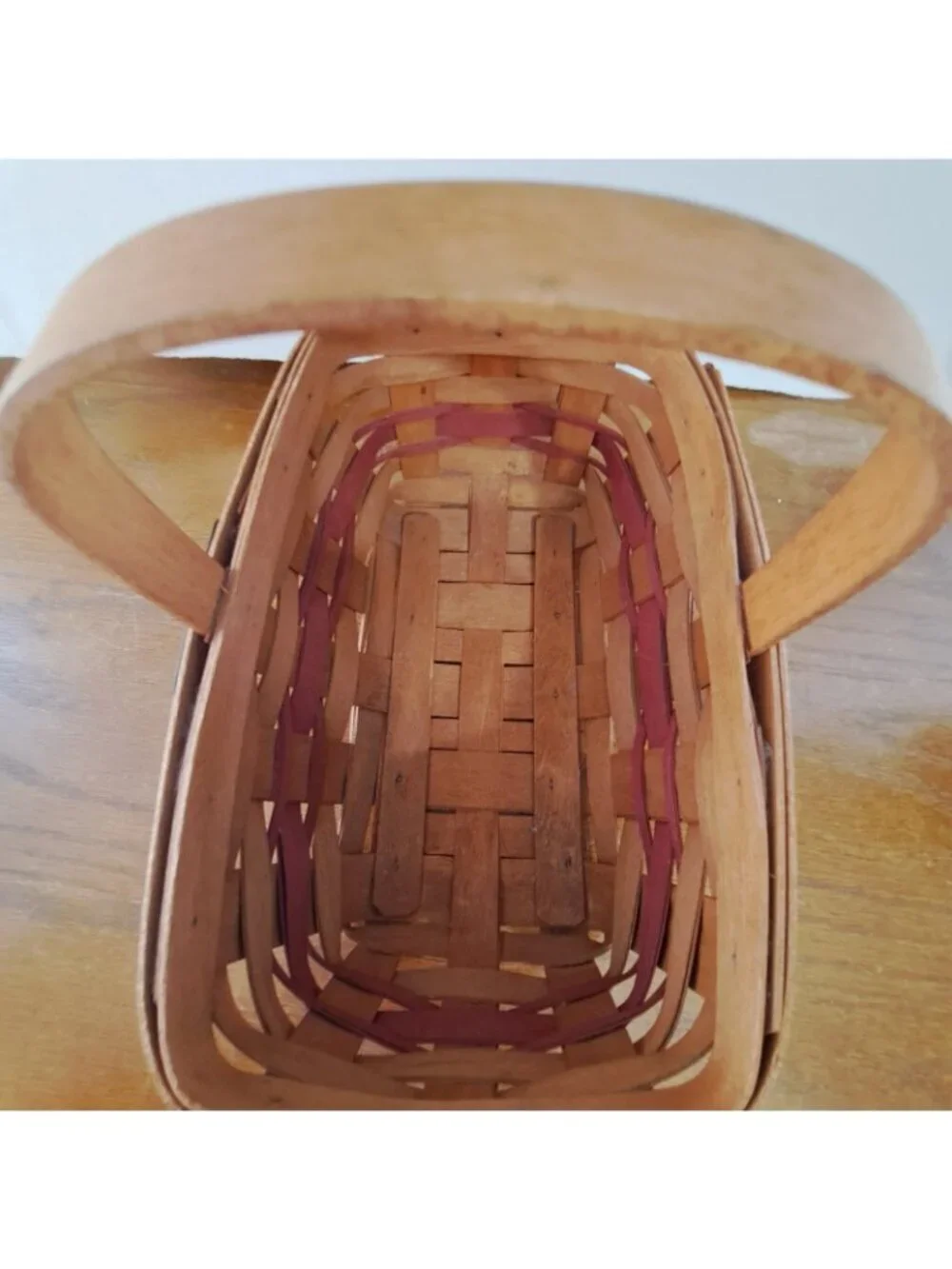 Longaberger 1990 Christmas Collection Gingerbread Basket Signed Handwoven